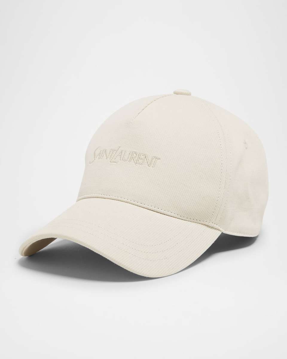 Embroidered Logo 5-Panel Vintage Cap